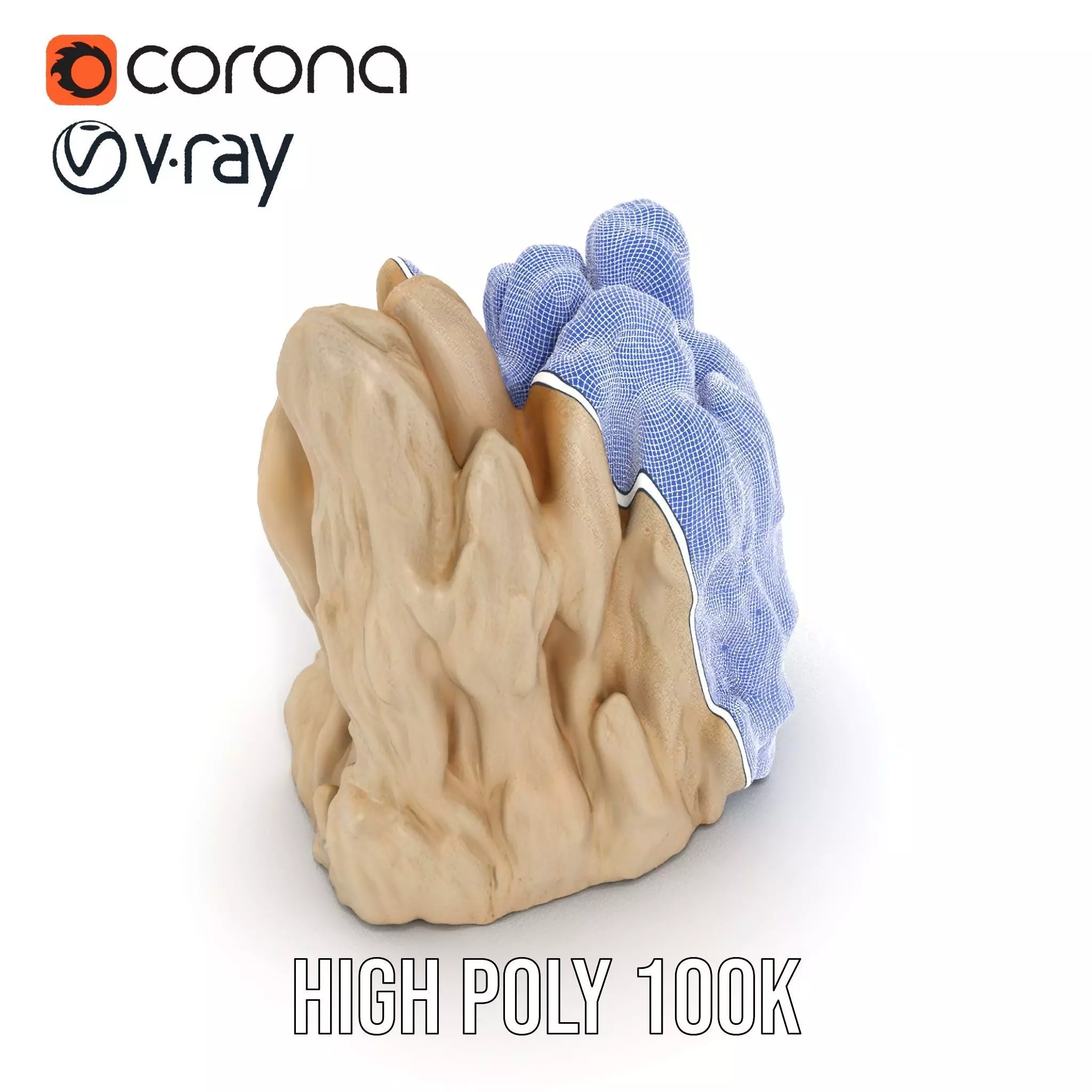 Sandstone Rock Formation model pack Low-poly 3D model_32