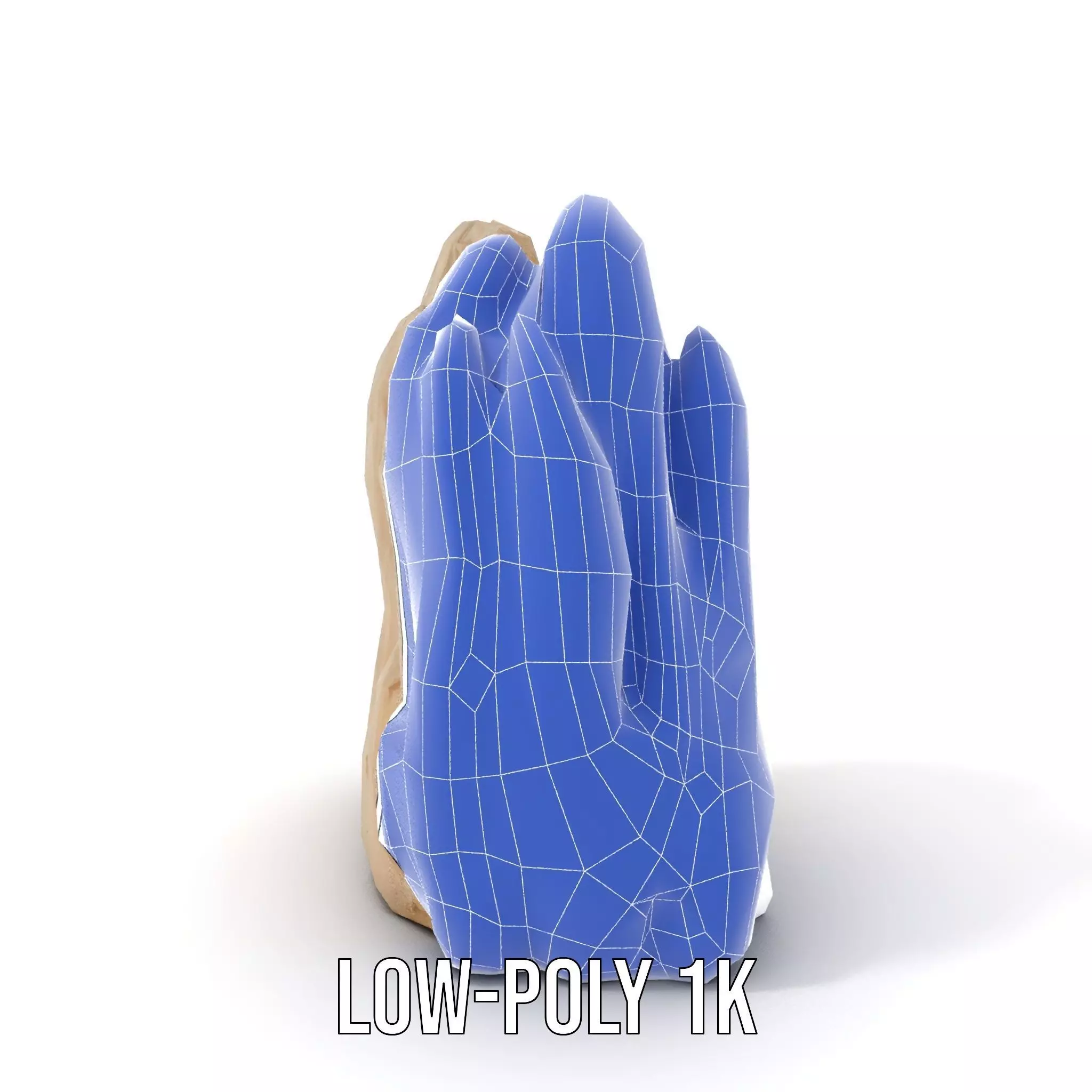 Sandstone Rock Formation model pack Low-poly 3D model_14