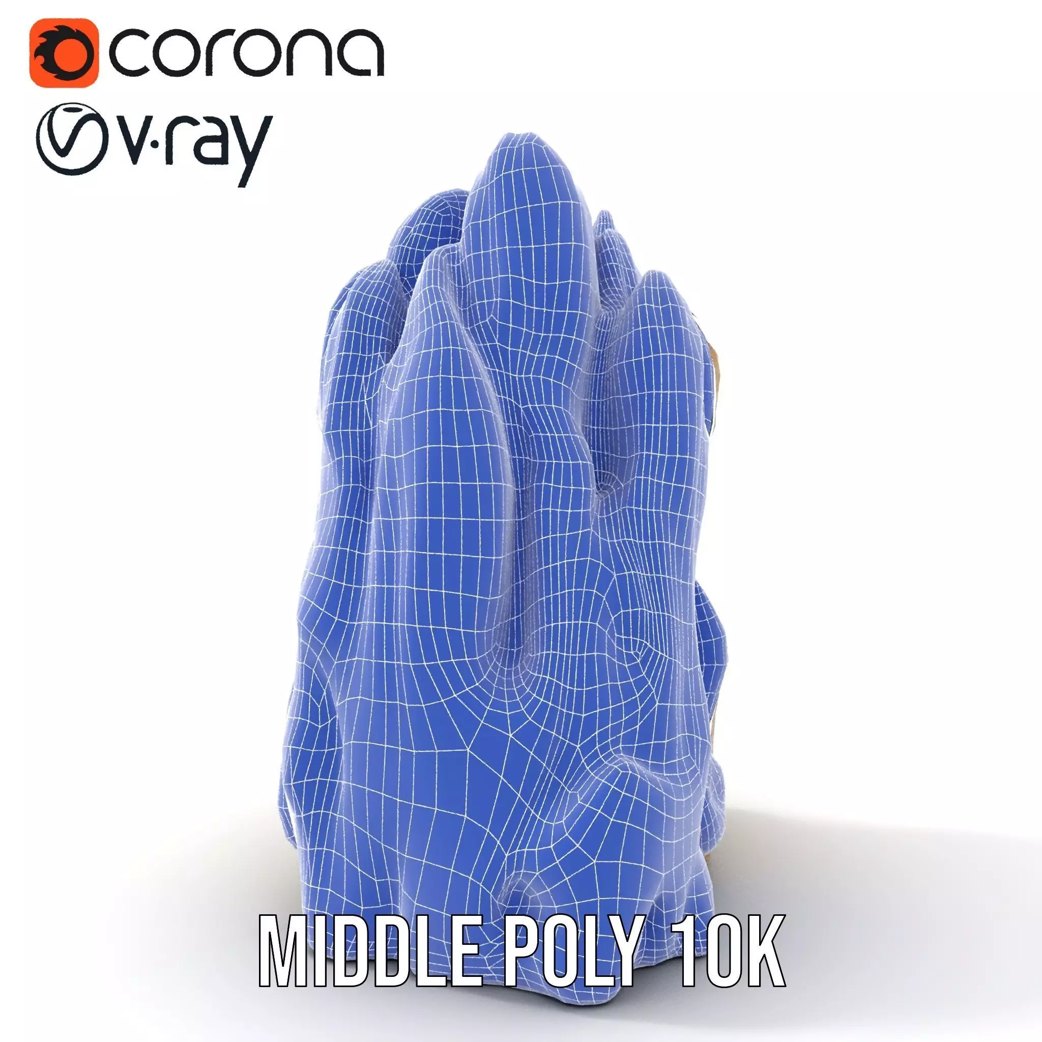 Sandstone Rock Formation model pack Low-poly 3D model_19