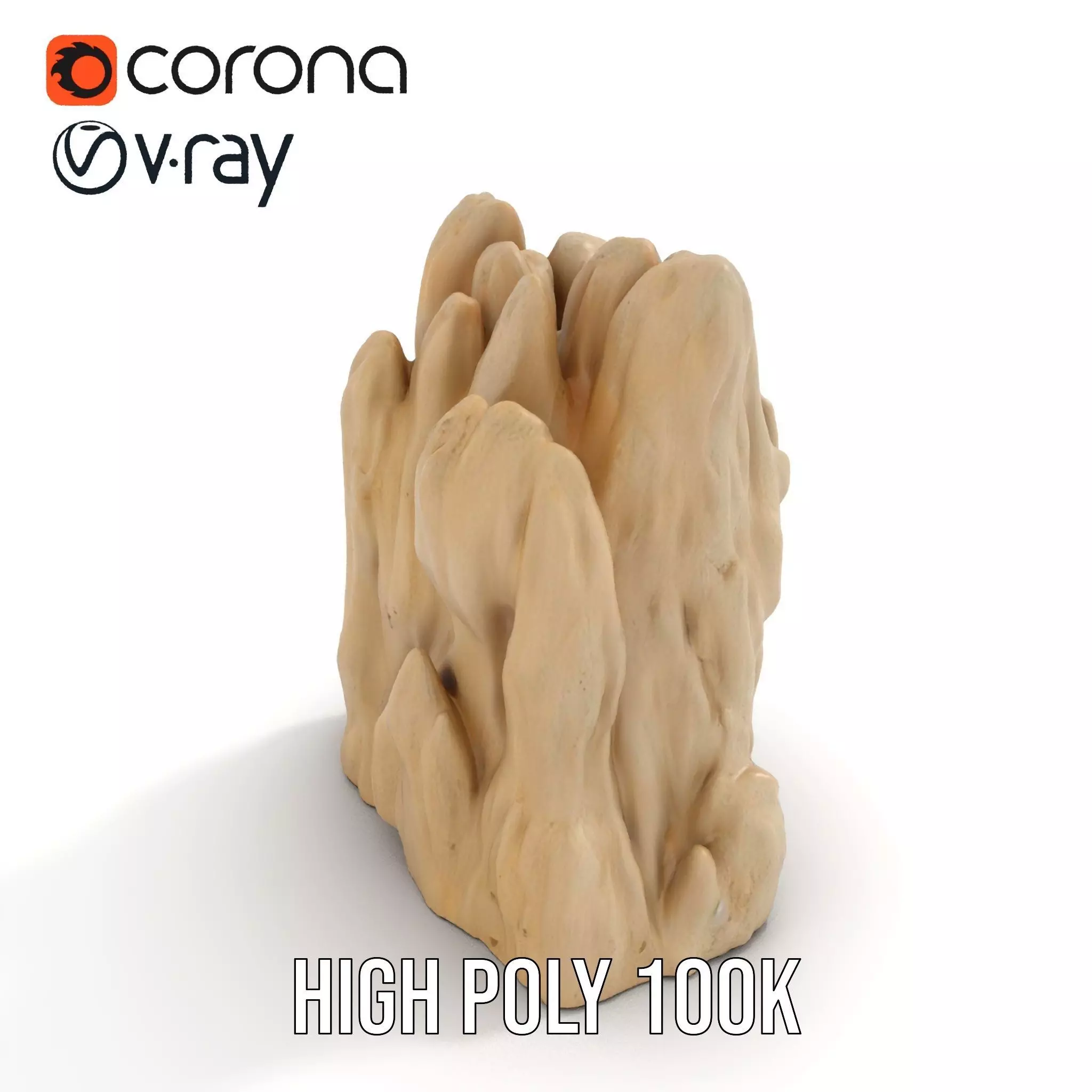 Sandstone Rock Formation model pack Low-poly 3D model_18