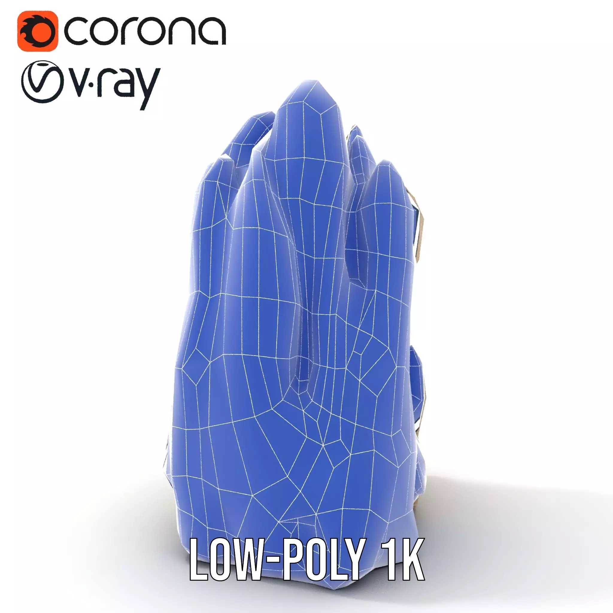 Sandstone Rock Formation model pack Low-poly 3D model_28