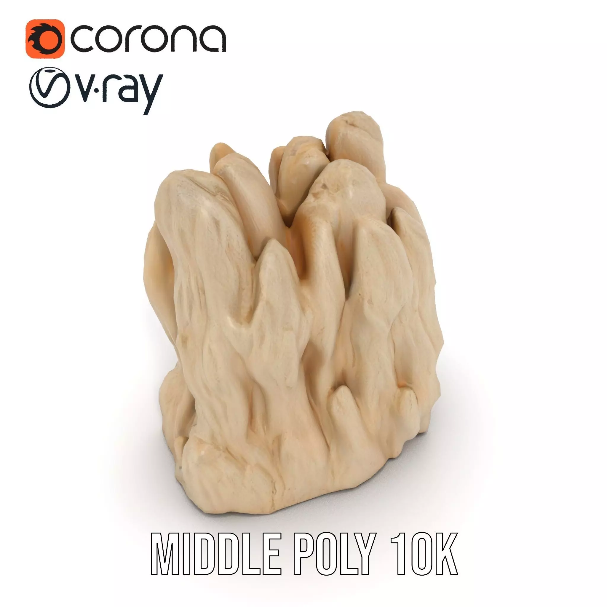 Sandstone Rock Formation model pack Low-poly 3D model_11