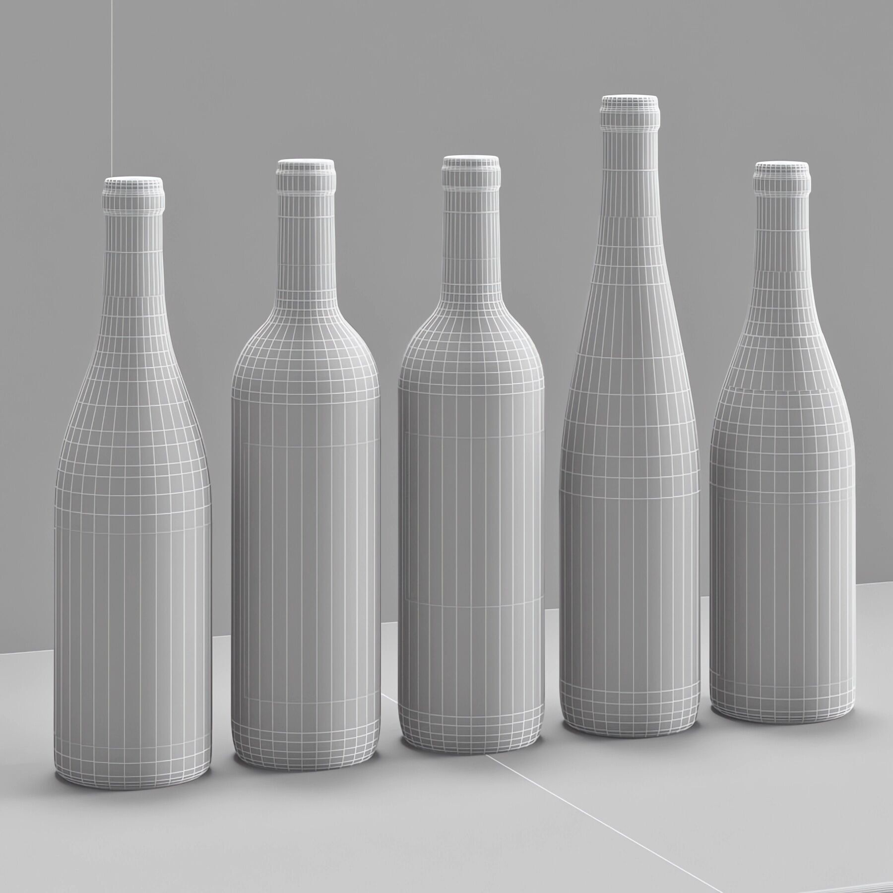 Bouteilles Vol 05 3D model_2