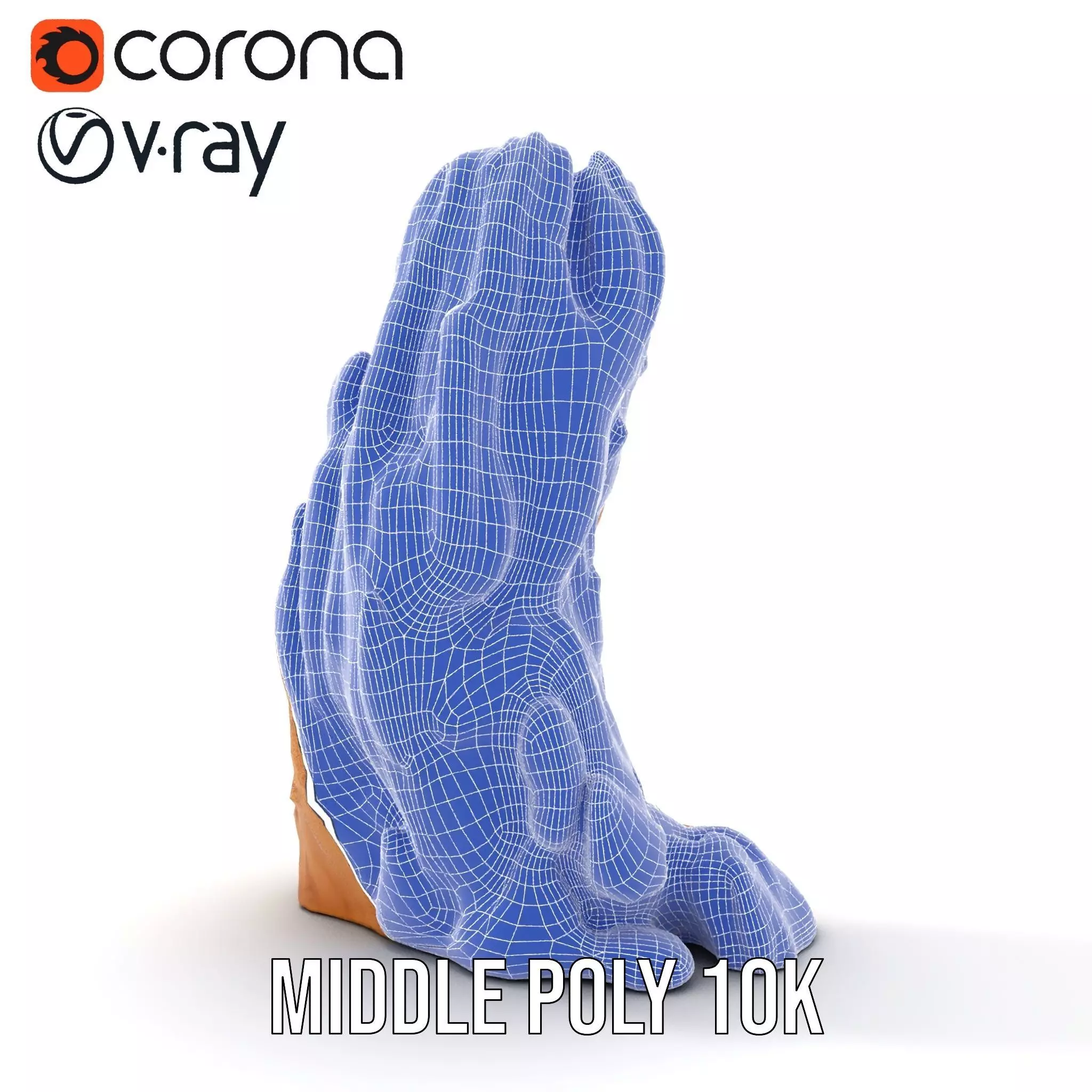 Rugged Sandstone Cliff model pack Low-poly 3D model_29