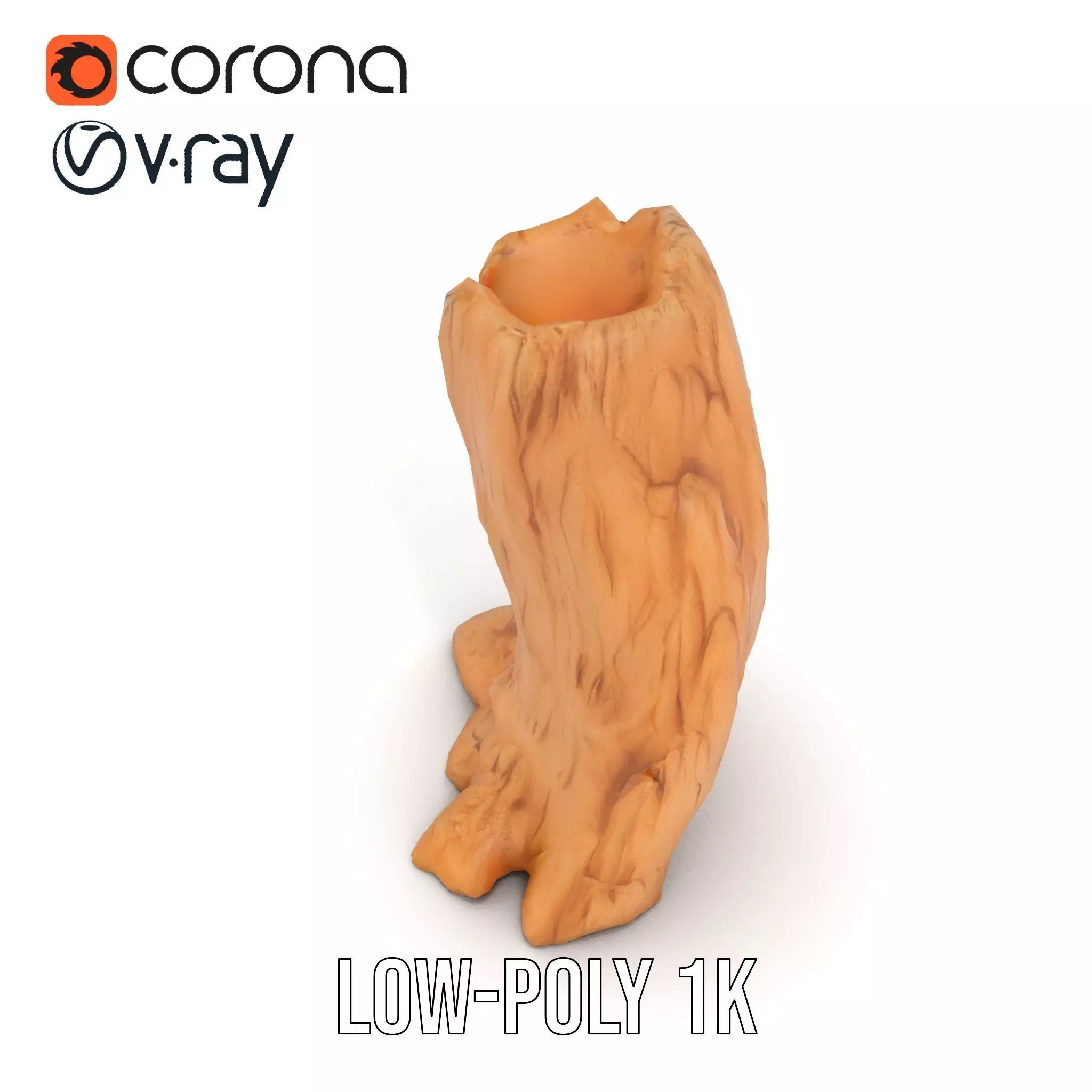 Rugged Sandstone Cliff model pack Low-poly 3D model_7