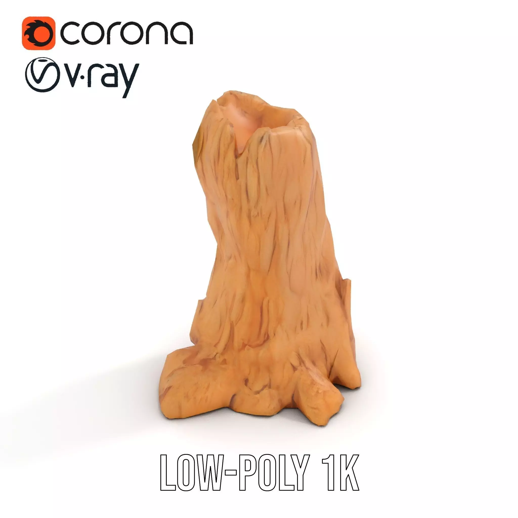 Rugged Sandstone Cliff model pack Low-poly 3D model_19