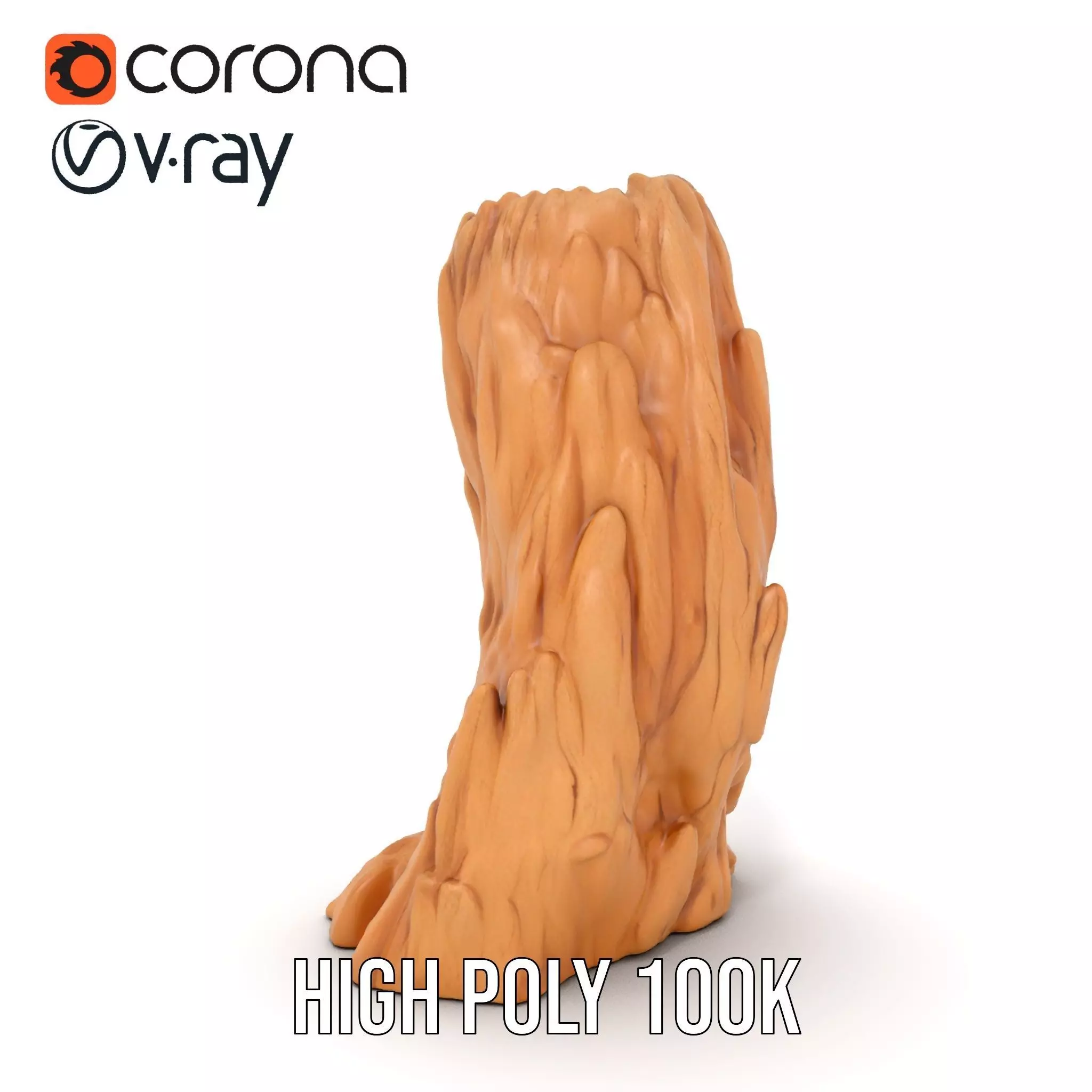 Rugged Sandstone Cliff model pack Low-poly 3D model_17