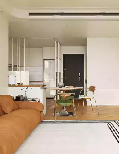 Industrial Living Interior scene