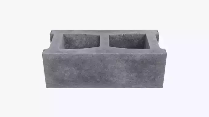 Hollow Cinder Block 04