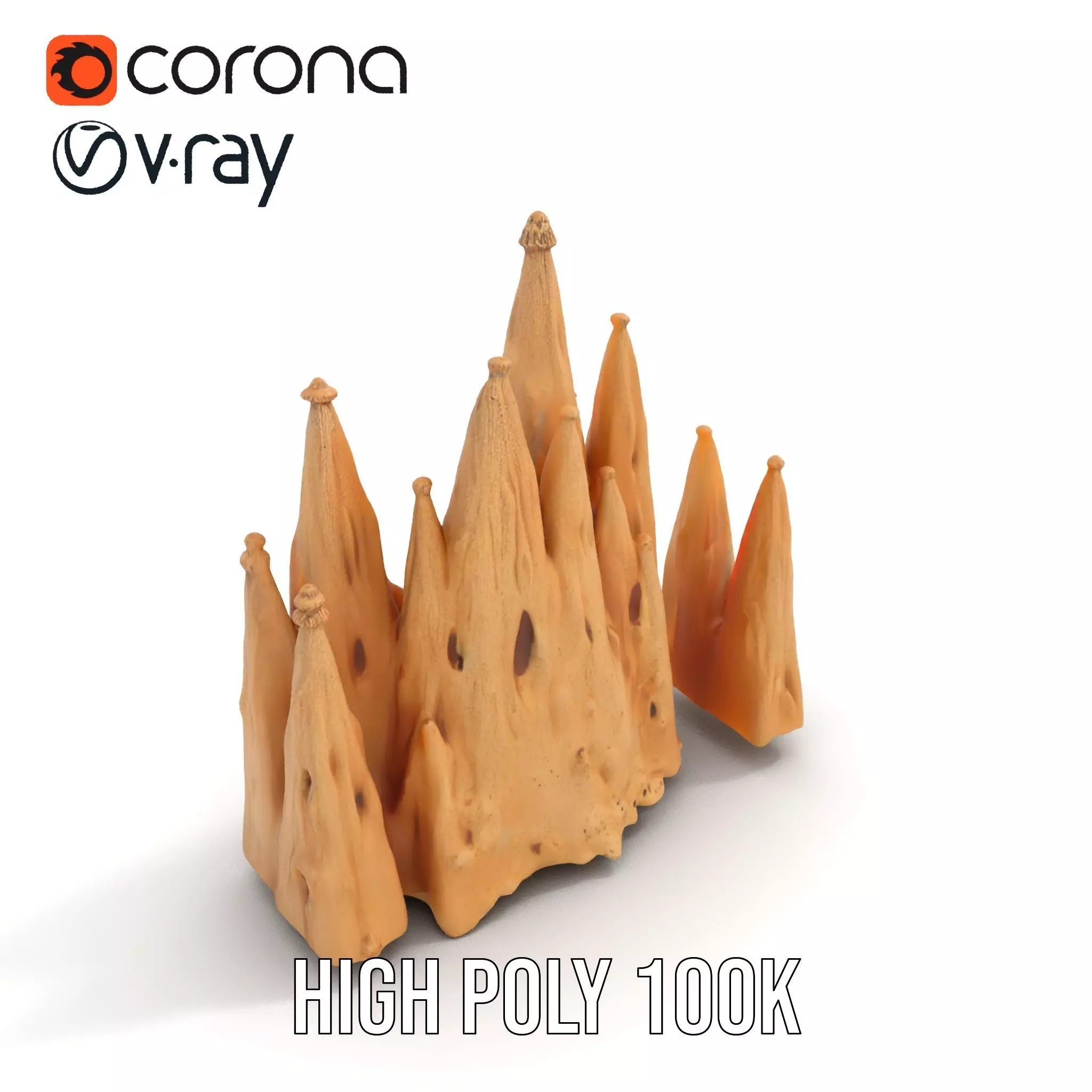 Sandy Stalagmite Formation model pack Texture_24