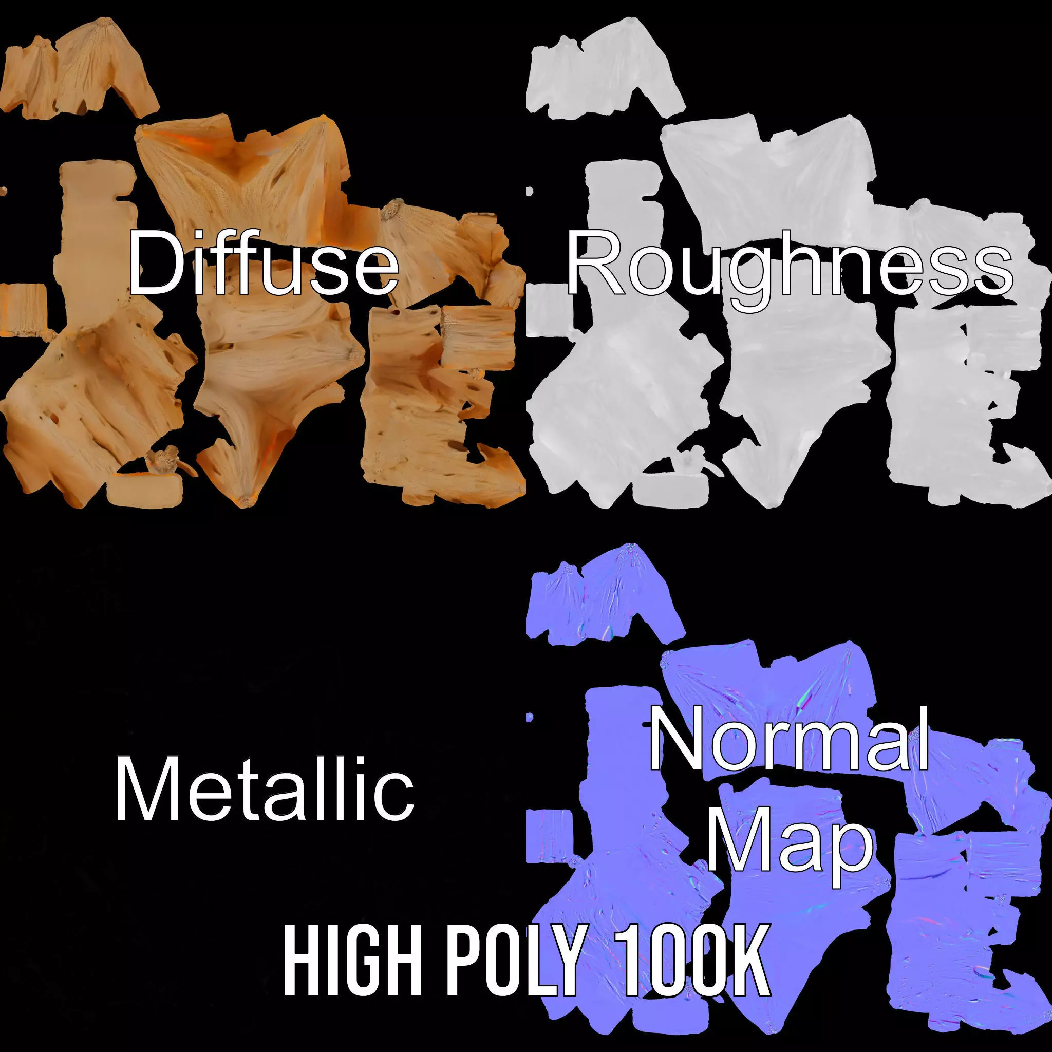 Sandy Stalagmite Formation model pack Texture_3