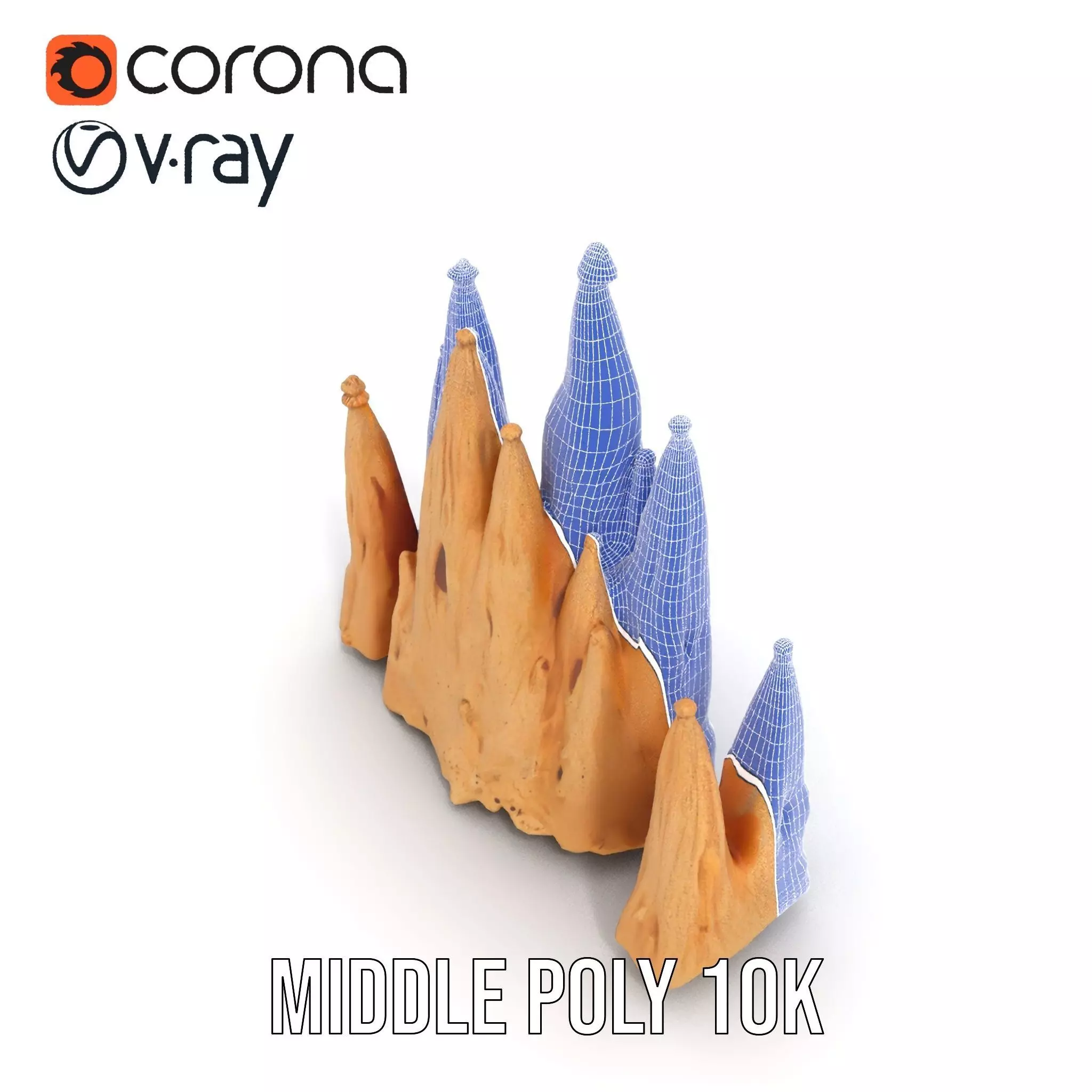 Sandy Stalagmite Formation model pack Texture_25