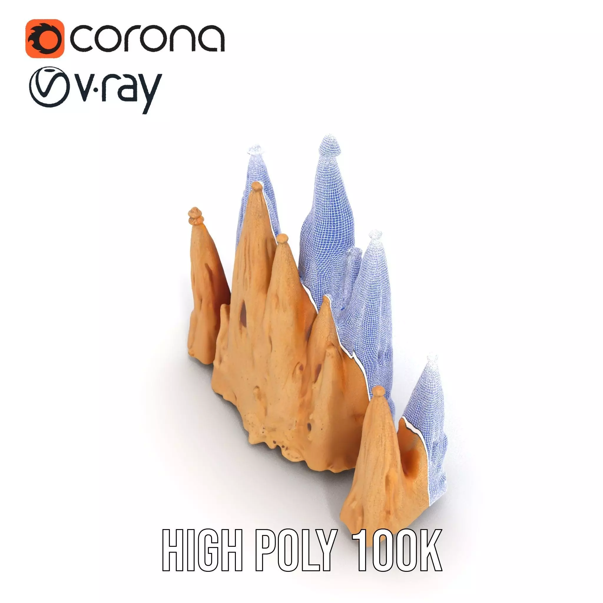 Sandy Stalagmite Formation model pack Texture_32