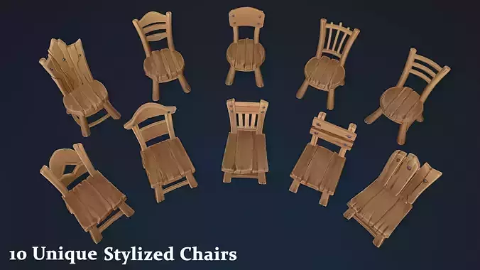 10 Stylized Chairs