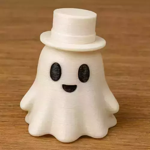 Cute Ghost With Hat