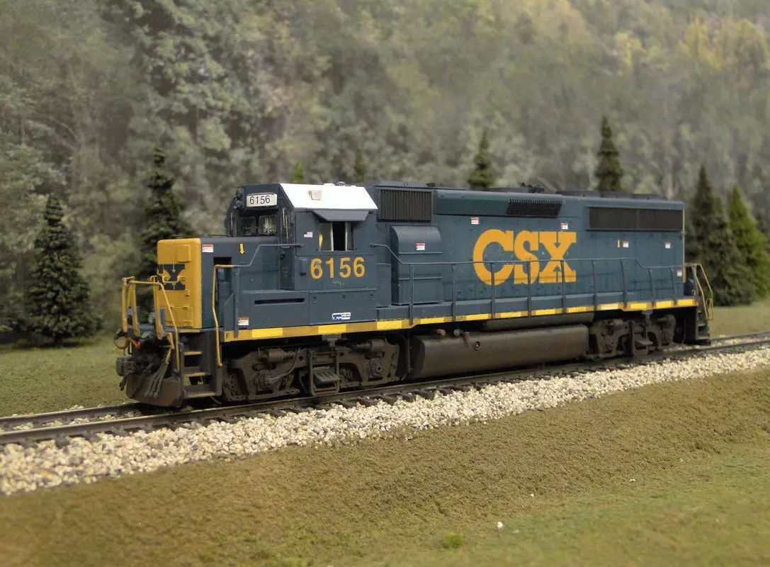 Detailed Locomotive 3D Model Editable CSX GP402 YN3 Train 3D print model