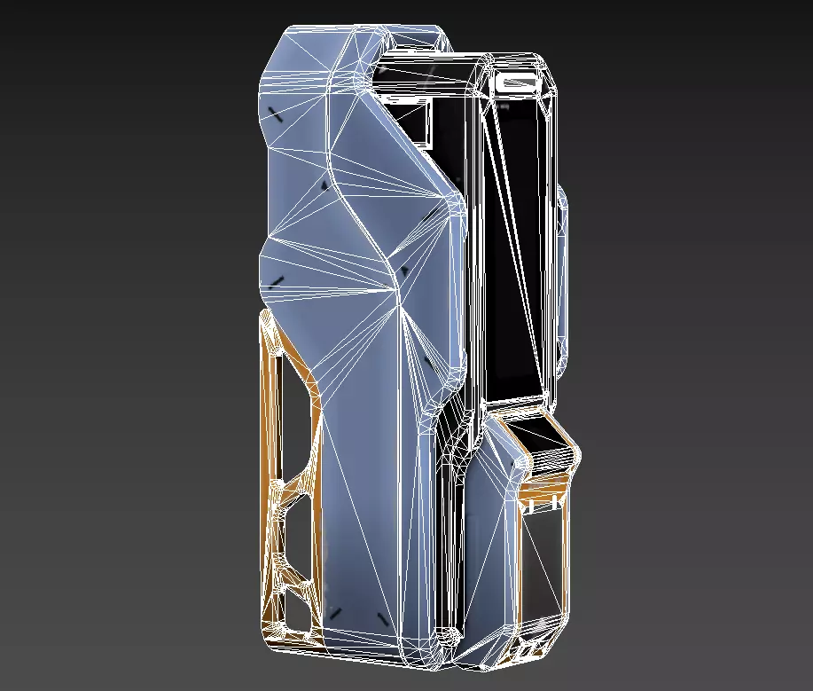 Sci-fi Console X1 PBR Low-poly 3D model_7