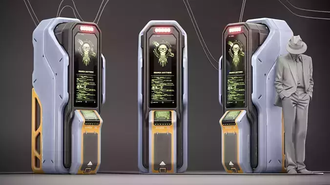 Sci-fi Console X1 PBR Low-poly 3D model Sci-fi Console X1 PBR Low-poly 3D model