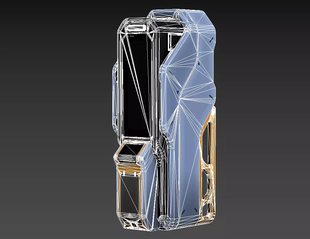 Sci-fi Console X1 PBR Low-poly 3D model_8