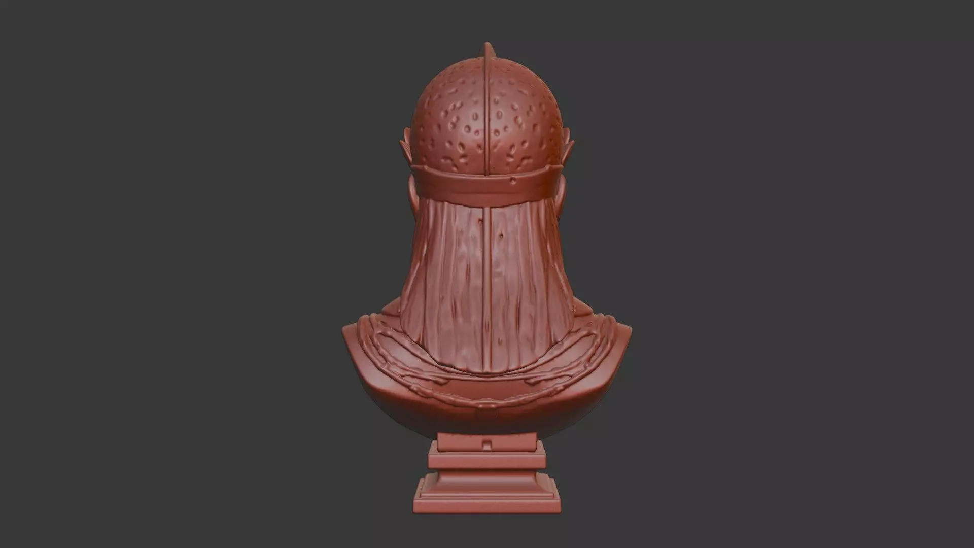 Memon Head Bust 3D Model - STL Printable Cultural Sculpture 3D print model_5