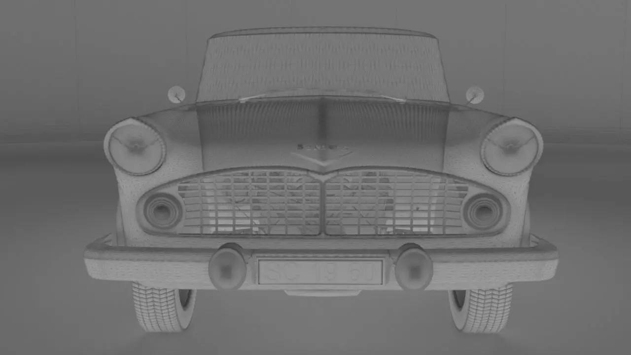 Simca Vedette Chambord V8-1960 3D model_29