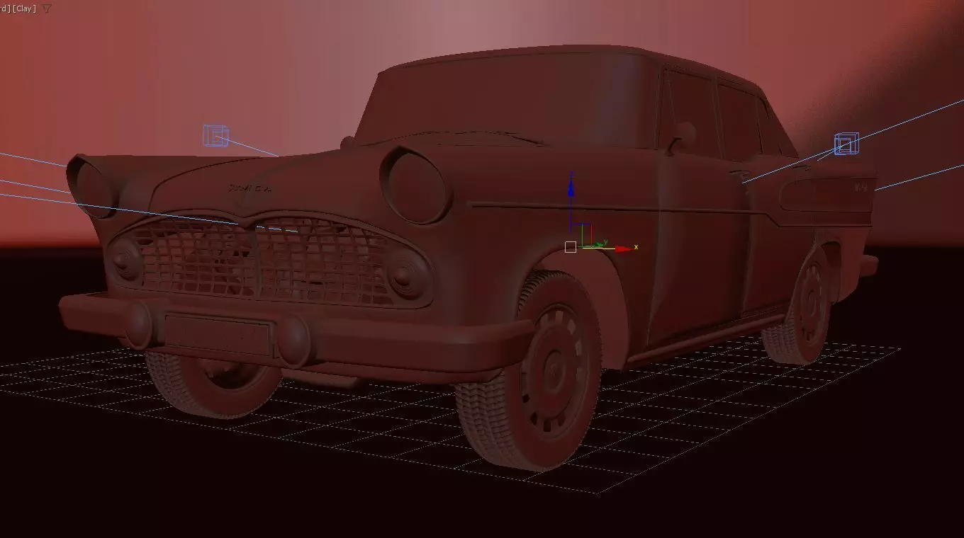 Simca Vedette Chambord V8-1960 3D model_15