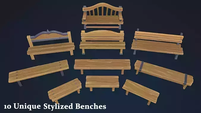 10 Stylized Benches