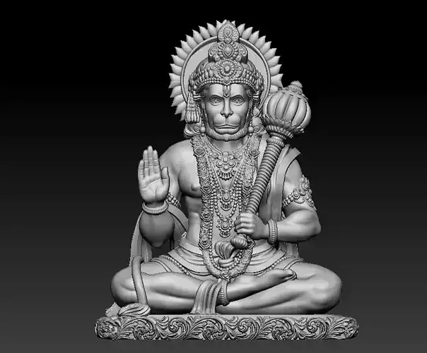 Hanuman High quality 3D print model 3D print model