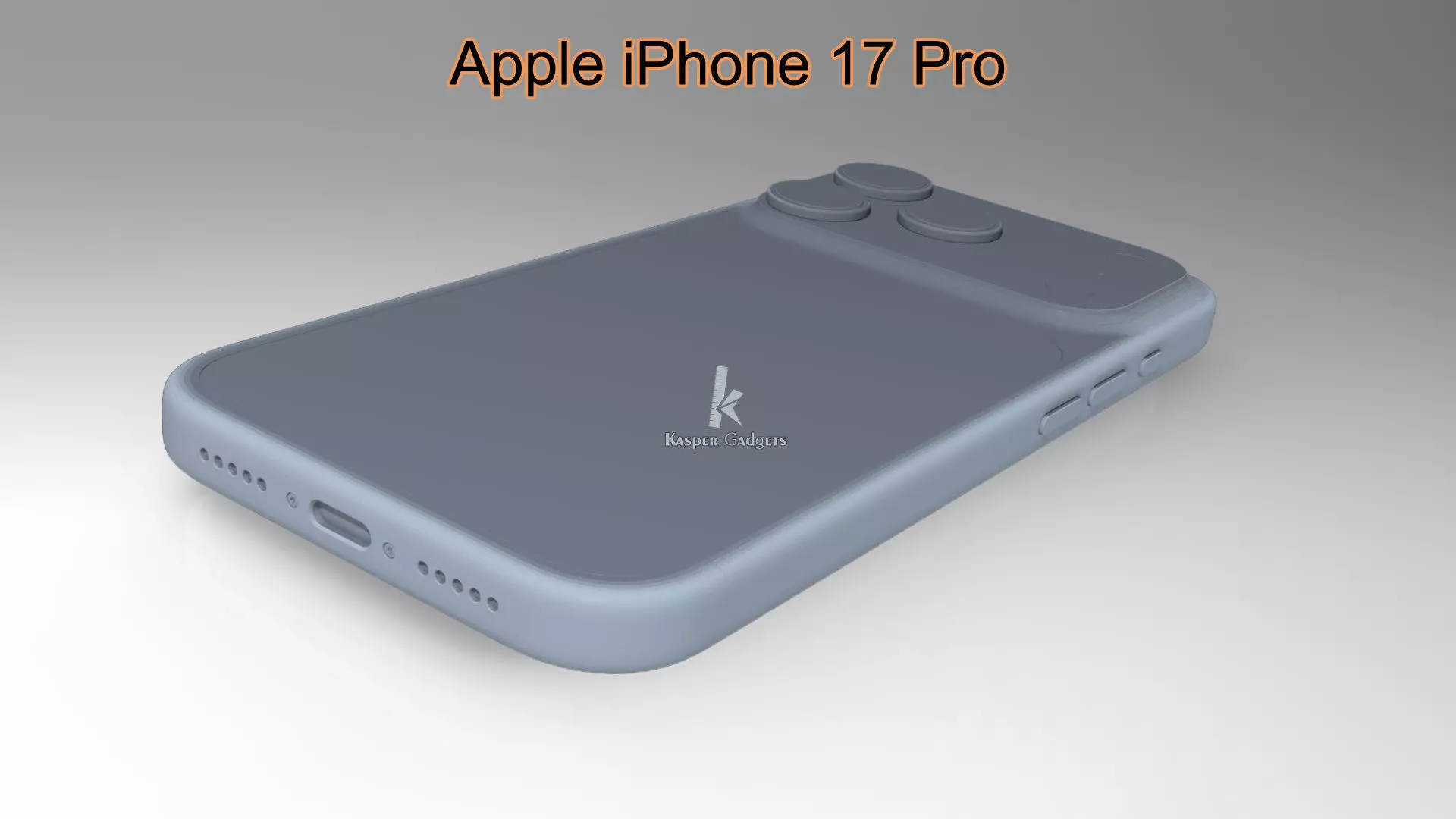 Apple iPhone 17 Pro Cosmic Orange 3D print model_8