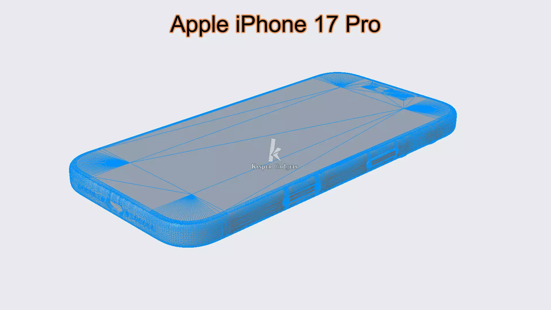 Apple iPhone 17 Pro Cosmic Orange 3D print model_9