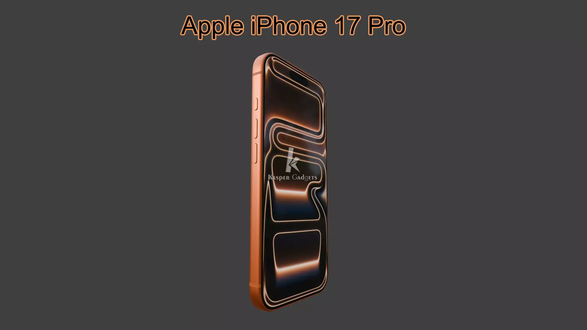 Apple iPhone 17 Pro Cosmic Orange 3D print model_6