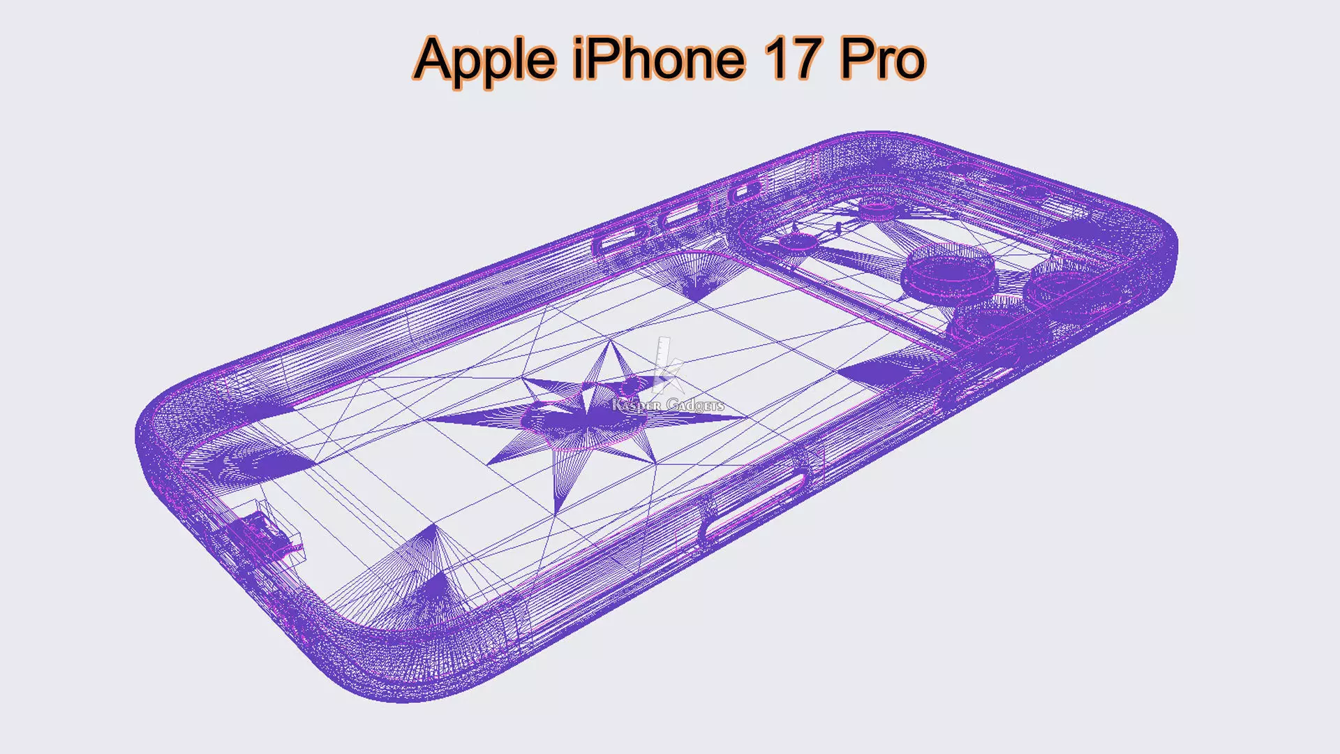 Apple iPhone 17 Pro Cosmic Orange 3D print model_11