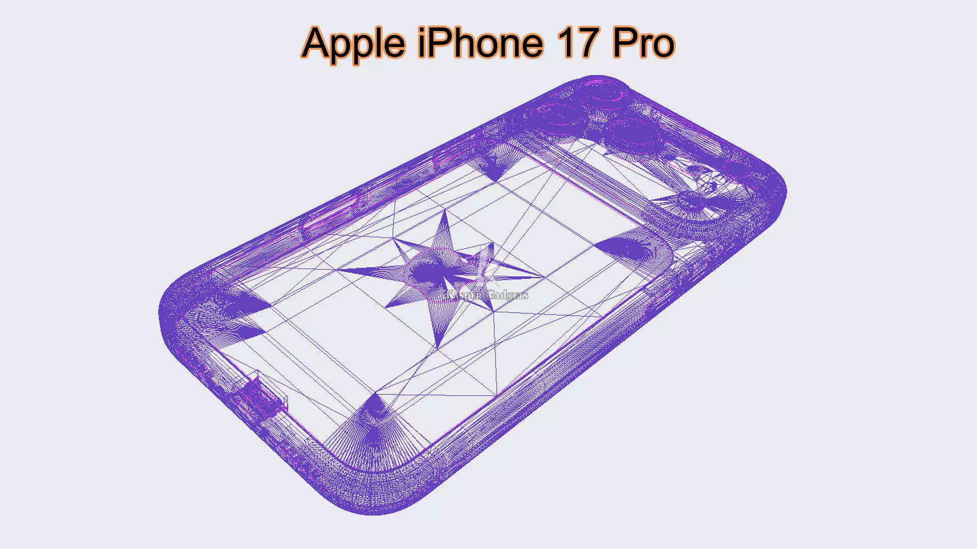 Apple iPhone 17 Pro Cosmic Orange 3D print model_12