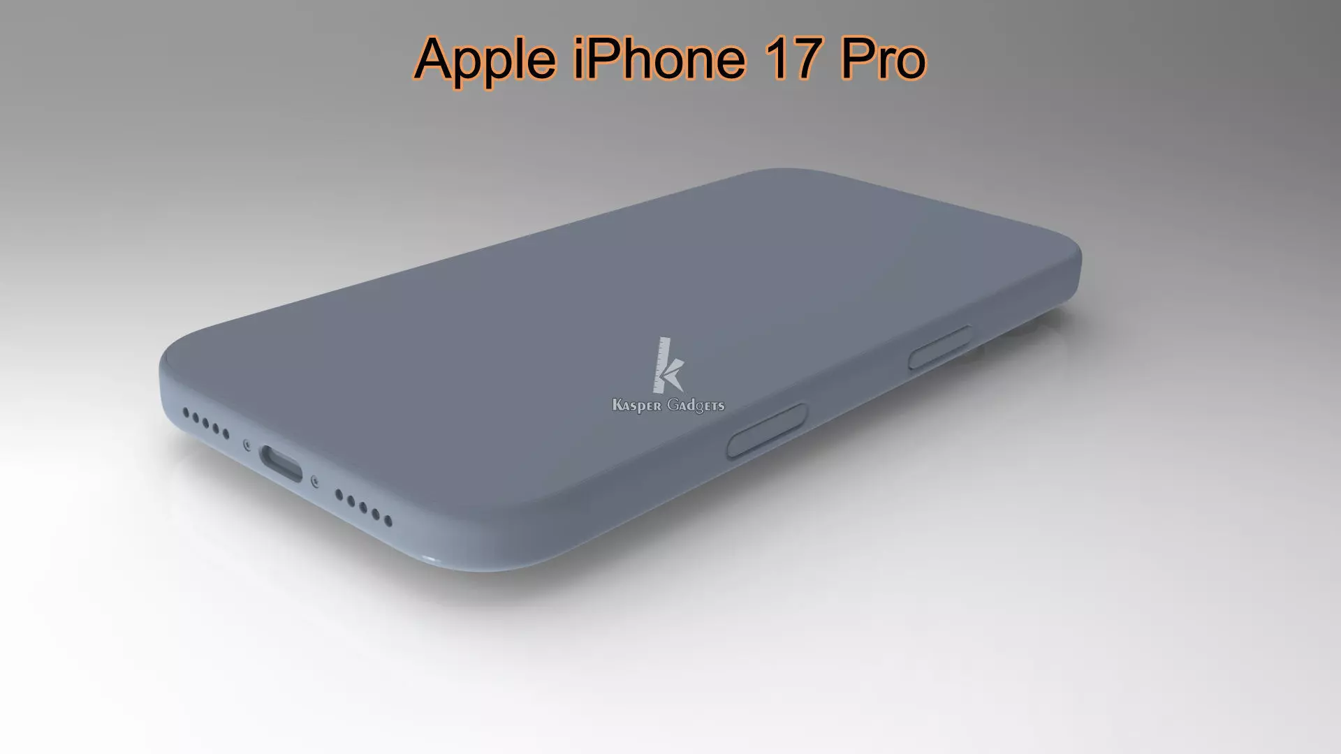 Apple iPhone 17 Pro Cosmic Orange 3D print model_7