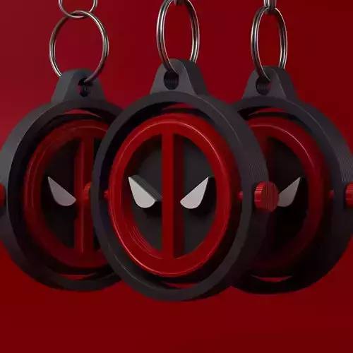 DEADPOOL KEYCHAIN 3D print model