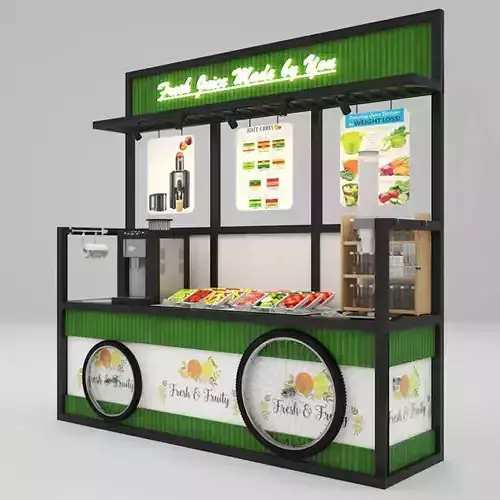 Fresh And Fruity Juice Cart