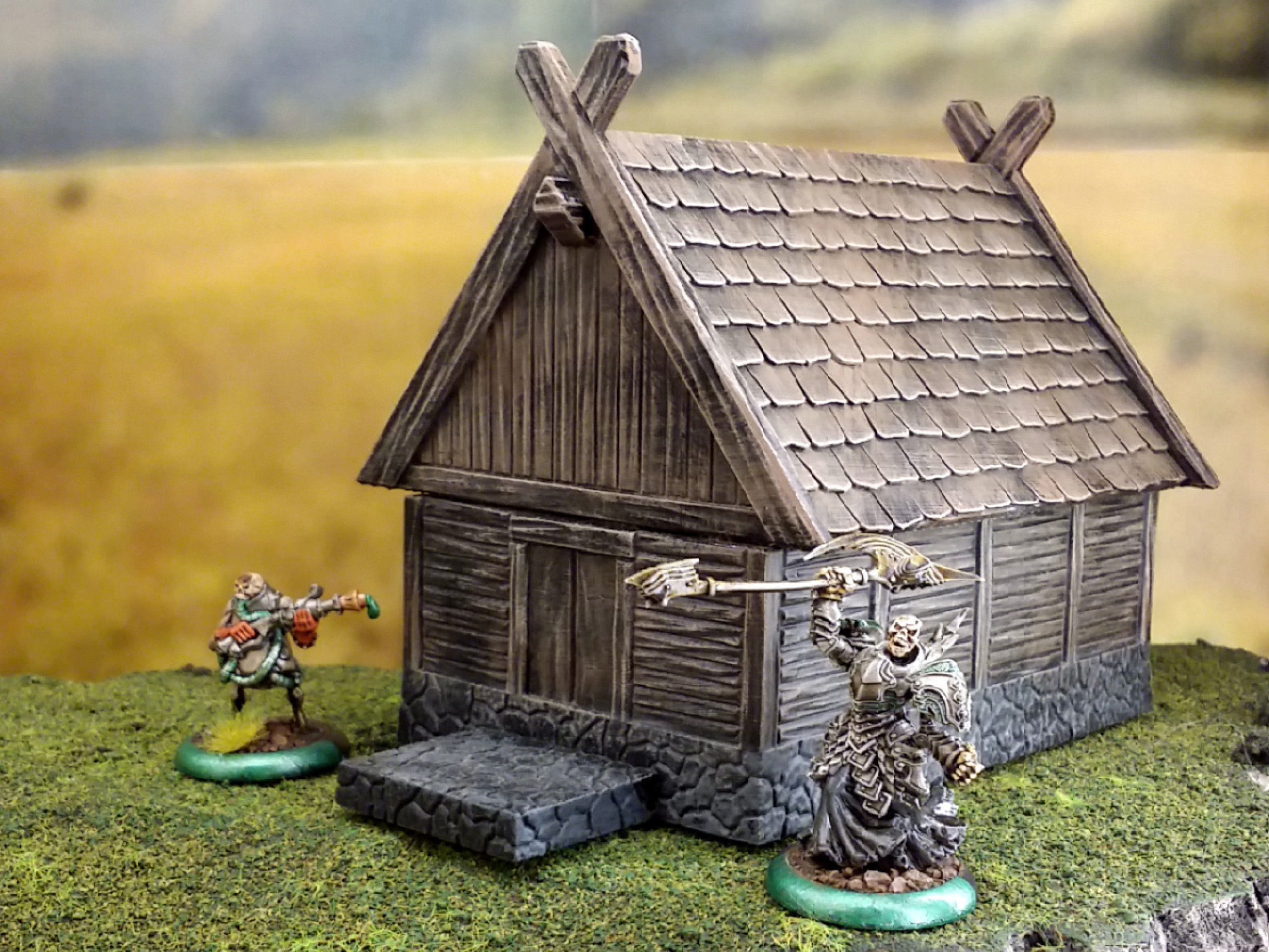 Smaller fantasy viking house Free 3D print model