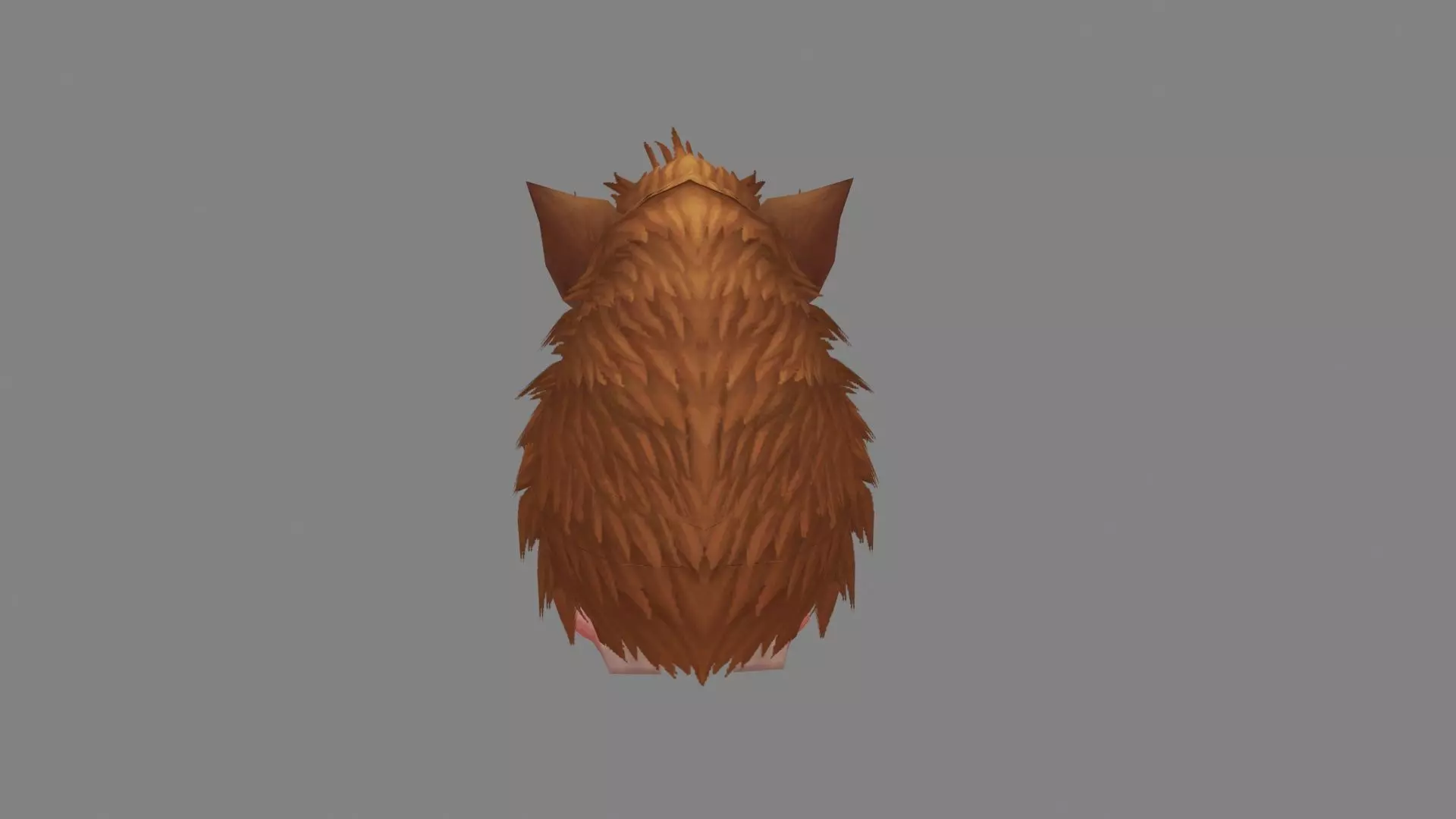 Cartoon Hedgehog Low-poly 3D model_3
