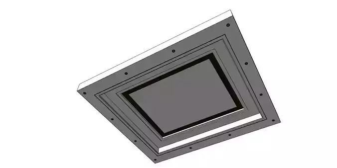 Modern Ceiling Panel Design  3D Model