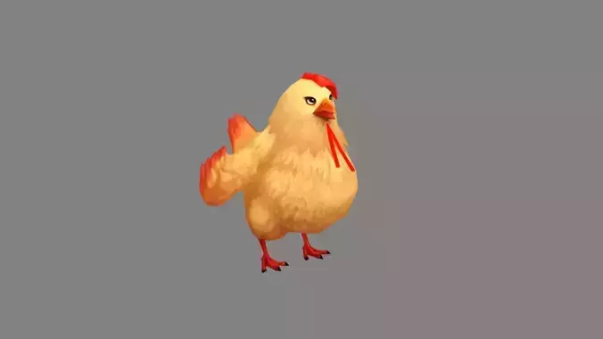 Cartoon hen