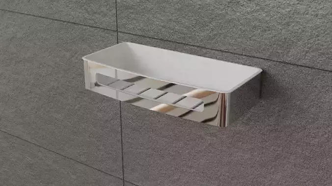 Bathroom Wall Shelf 3D model