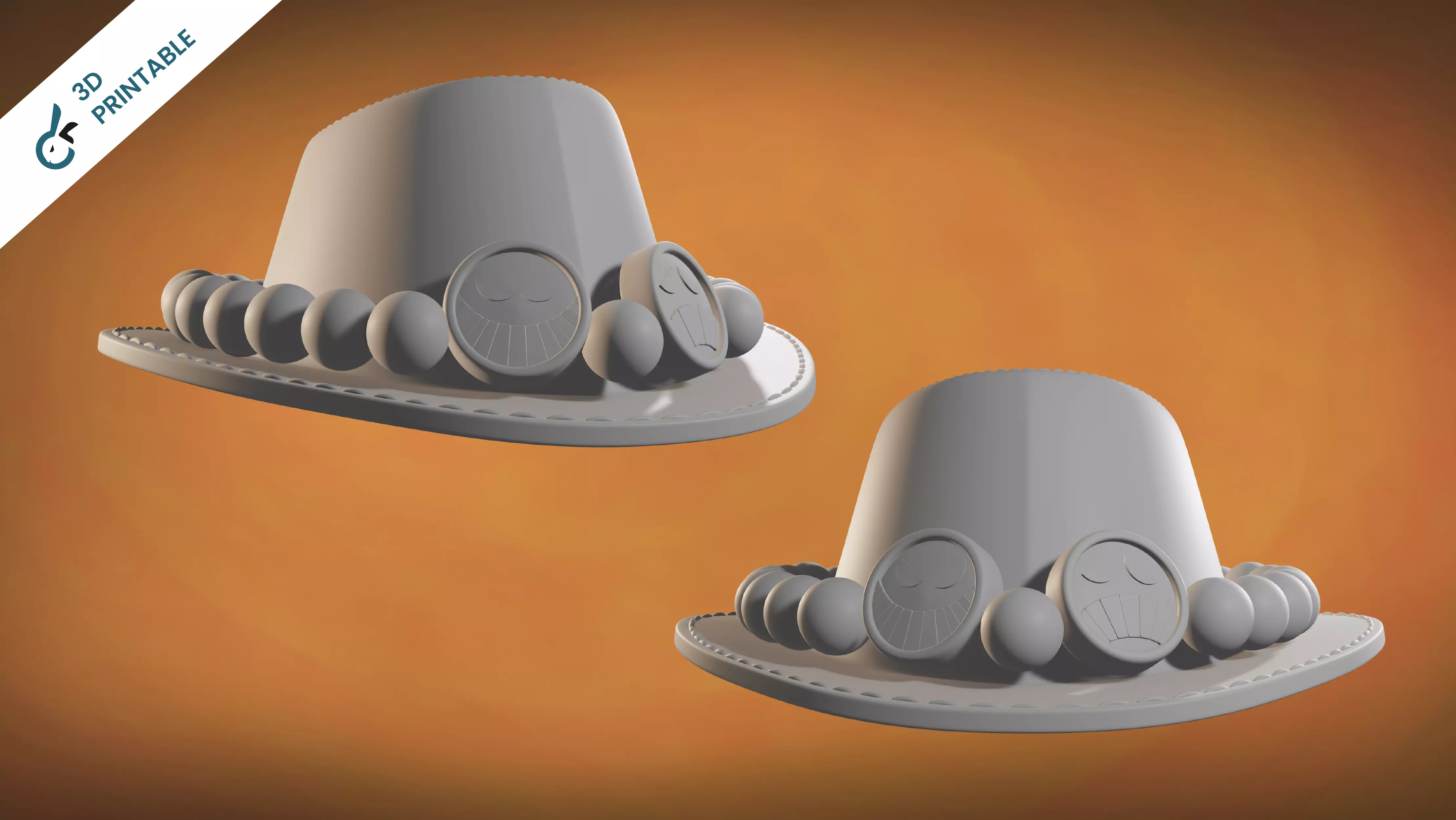 Ace Hat - One Piece 3D print model_1