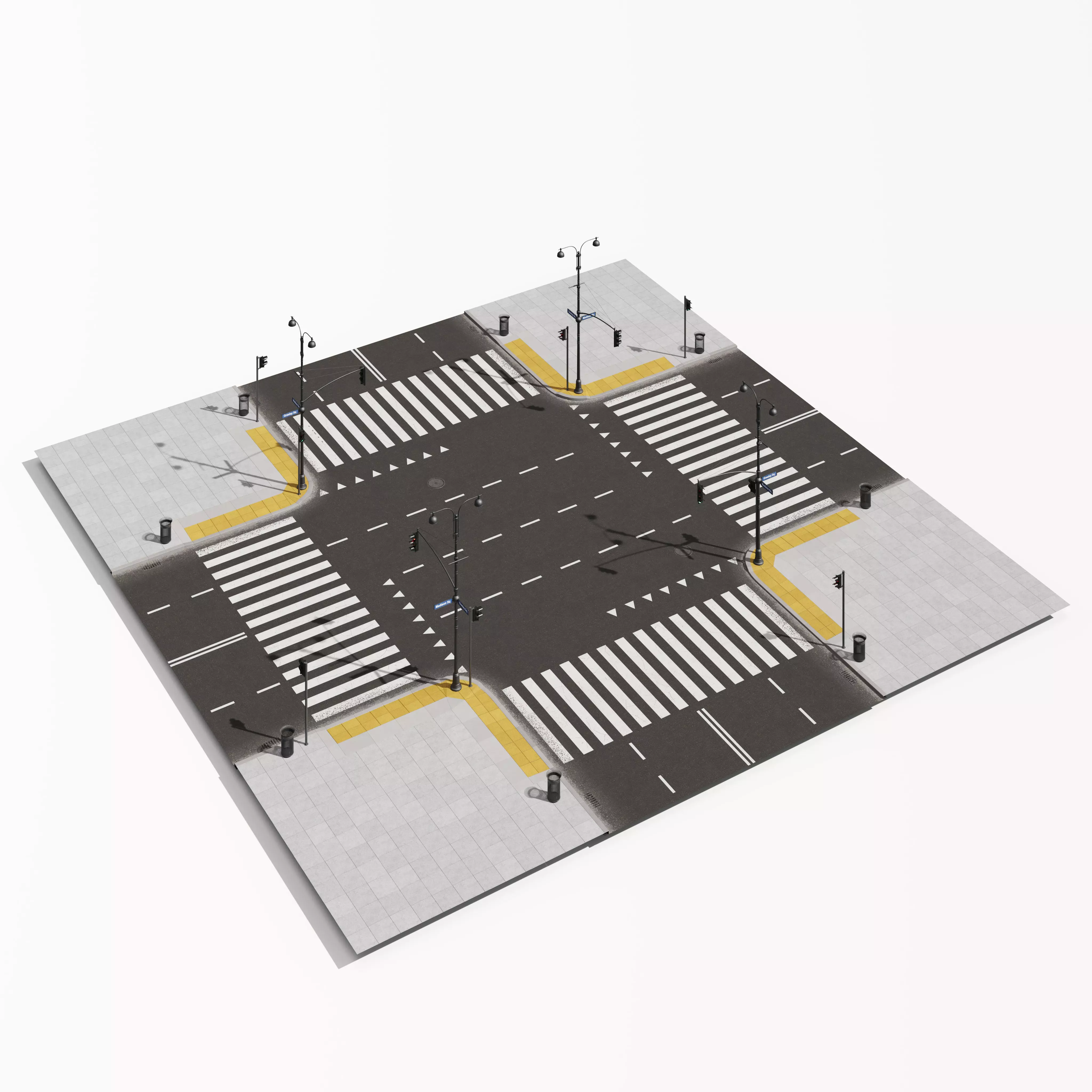 Archmodels vol 303 - road segments 3D model_21