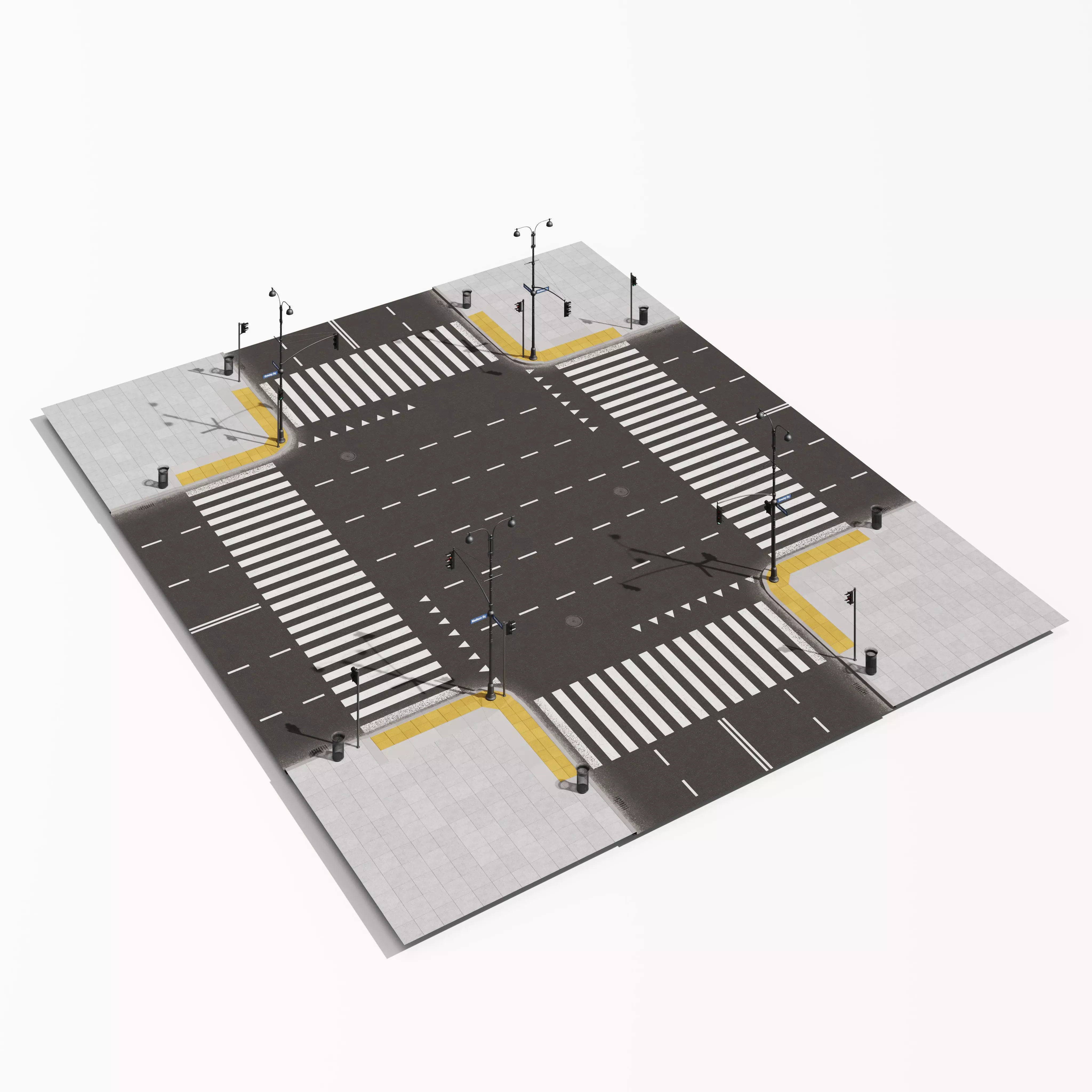 Archmodels vol 303 - road segments 3D model_25