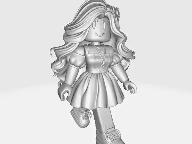 Miniature Game Roblox Girl Top Model 06