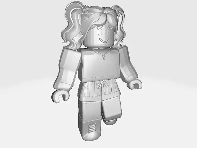 Miniature Game Roblox Girl Top Model 10