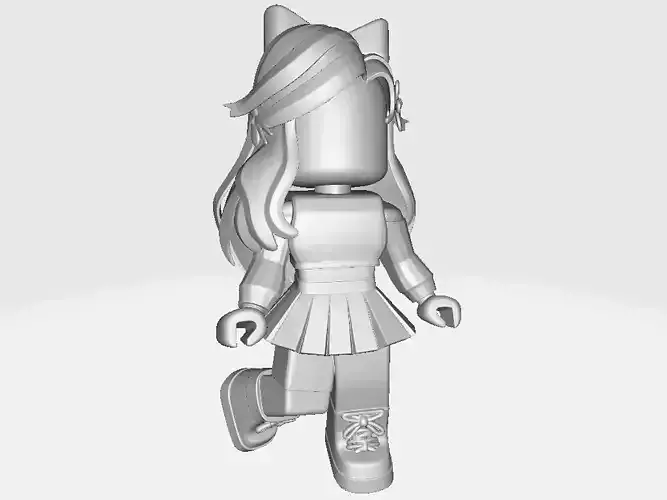 Miniature Game Roblox Girl Top Model 09