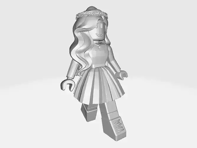 Miniature Game Roblox Girl Top Model 04