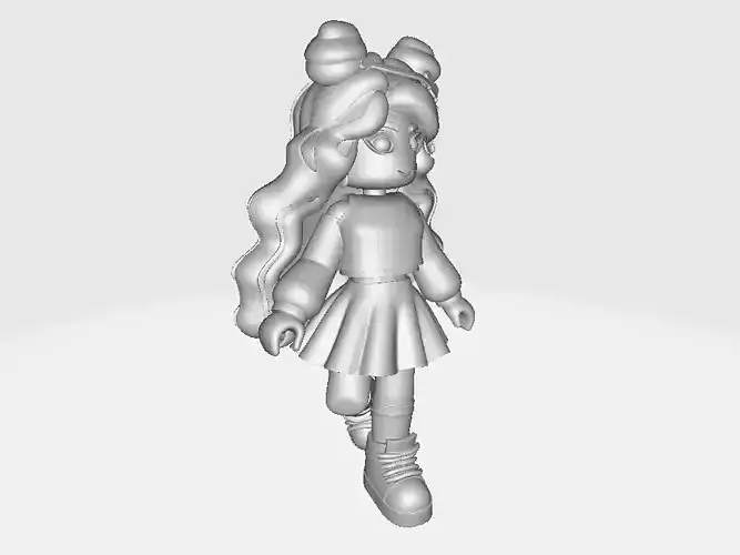 Miniature Game Roblox Girl Top Model 11