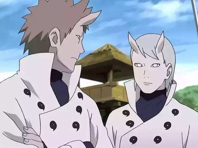 HAGOROMO and HAMURA Otsutsuki strike animations 